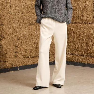 Sweet Basil High-Waist Straight Leg Casual Pants