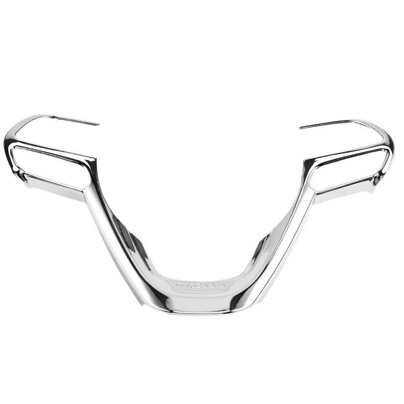 Декоративная накладка на кнопку рулевого колеса автомобиля, серебристая, для Jeep Grand Cherokee WK2 2014-