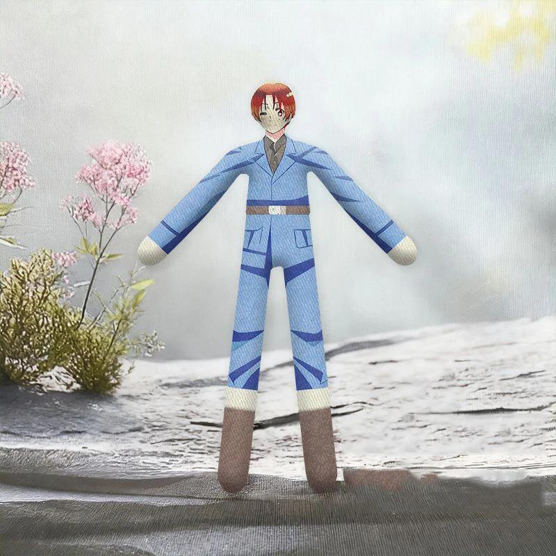 Anime Hetalia World Stars Alfred Jones Francis Bonnefoy Cosplay Pop Abstract Slank Draaibare Vorm Katoenen Pop Kamerdecoratie