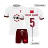 Soccer and Shorts Set 2-Piece for Kids Adults, Youth Boys Girls Sports Training Uniform, Breathable Quick-Dry Soccer Kit for