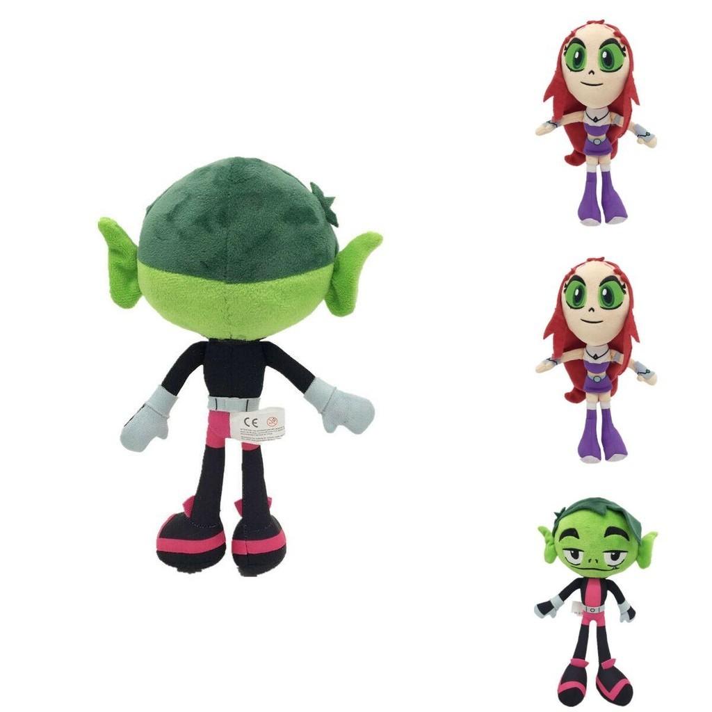 Adorable 10-inch Teen Titans Go Plush Toy Collection Featuring Robin Raven Cyborg