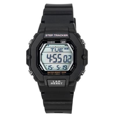 Standardní digitální černý pryskyřičný řemínek Quartz LWS-2200H-1A 100M unisex hodinky