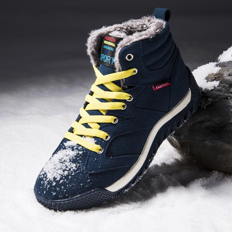 

Хлопковая обувь осень и зима новая хлопковая обувь мужская бархатная утолщенная средней высоты хлопковая обувь рукав средней и высокой высоты термообувь мужская снежная 48 зелёный