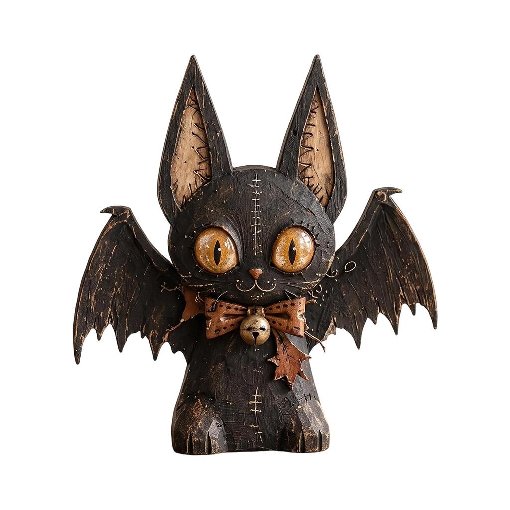 Wooden 2D Halloween Pumpkin Tabletop Decor for Fall Home Decoration Cutout Shape