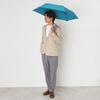 Folding Secret 97cm Urawaza Rain Easy Opening and Closing by Solid Highly UV Suitable for Sun and 55cm Easy To Turquoise Blue 3-Second Umbrella,