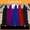 Lussuoso Mantello Costume di Velluto Unisex per Halloween con Cappuccio per Cosplay e Travestimenti