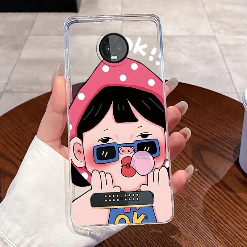 

Jelly Casing For Motorola Moto Z3 Play Funda Coque Clear Silicone Soft TPU Back Cover Cute Cat Rabbit Heart Protective Case Capa Motorola Moto Z3 Play