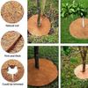 20/30/45/60Cm 4 Bucăți Inel Protector Mulci Copac Fibră Naturală Nucă de Cocos Covoraș Organic Pentru Interior Exterior Acoperire Disc Plante Ghiveci