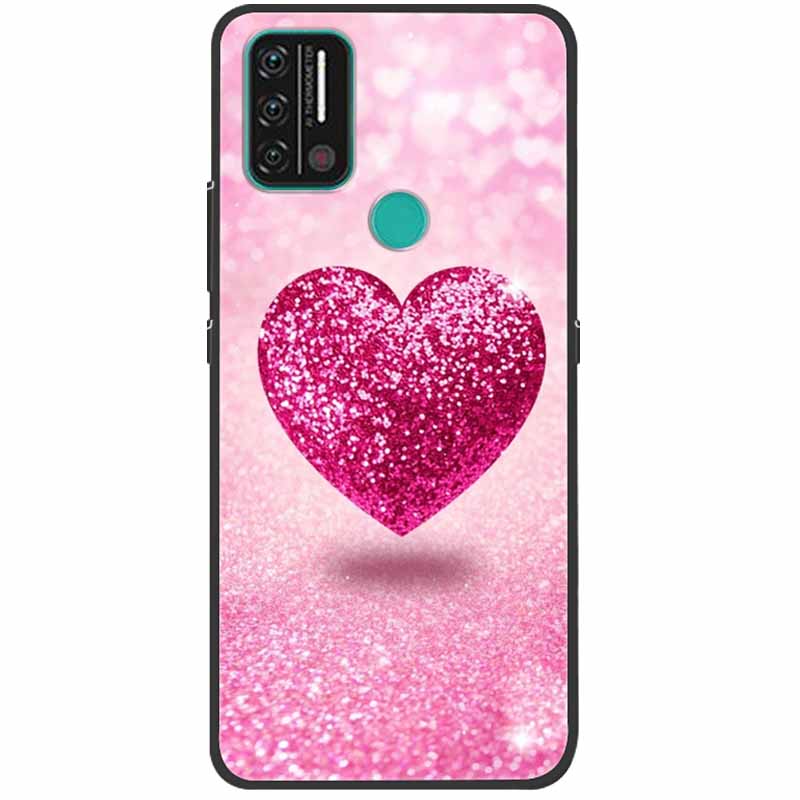 Weiche bedruckte Hülle für Umidigi A9 Pro Hülle Silikon Schutzhülle Schwarze Hüllen für Umidigi A7 Pro Niedliche Katze A9Pro A 9 A7Pro
