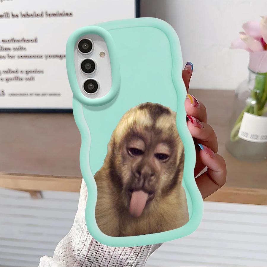 Monkey Drink Trend Case for Samsung Galaxy A11 A16 A52 A12 A15 A21s A13 A14 Soft Phone Cover A03 A33 A53 A05 A23 A22 A06 A04