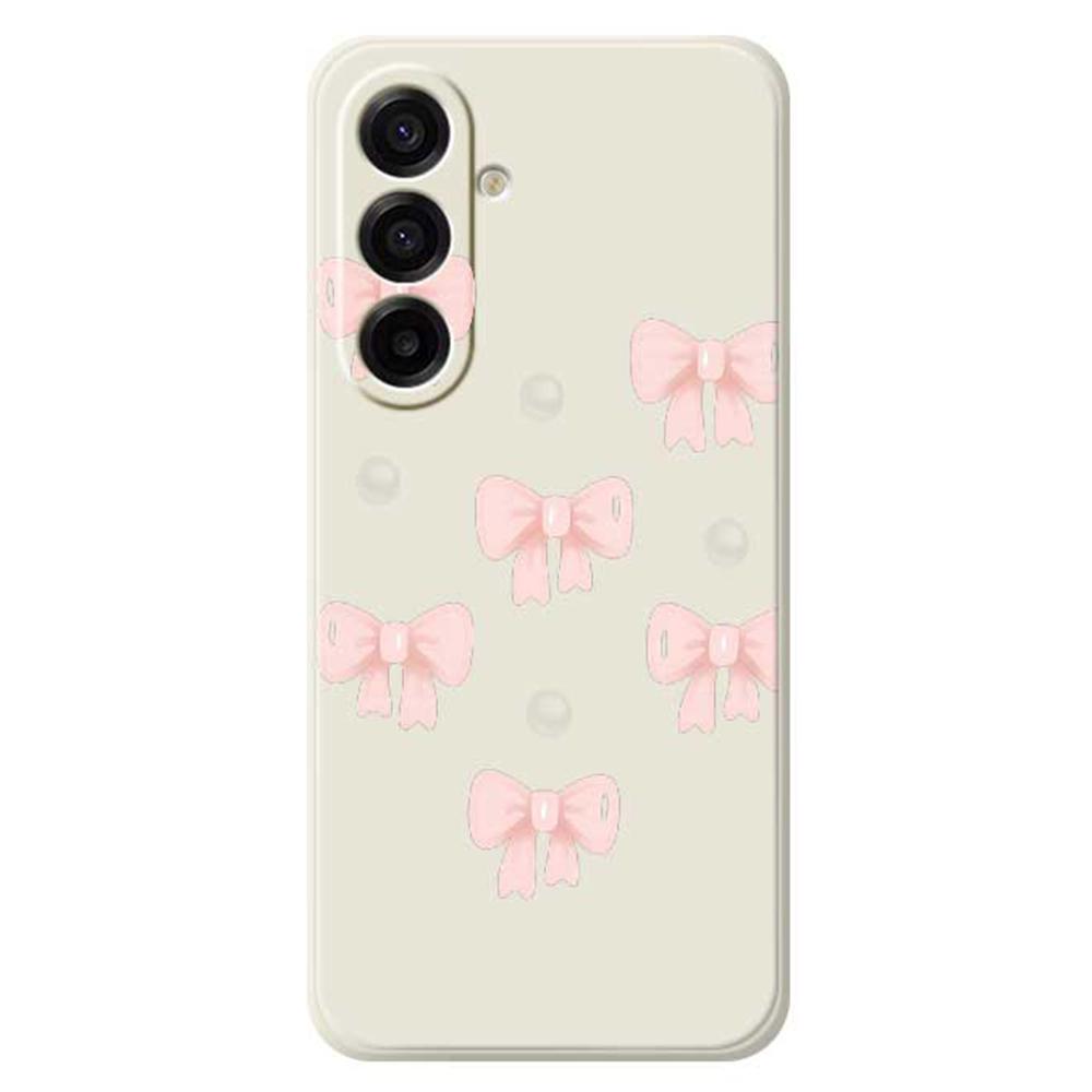 For Samsung Galaxy A17 5G Case Bows Pattern Printing Straight Edge TPU Phone Back Cover