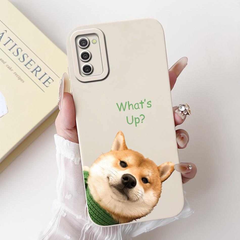 For Samsung Galaxy A03S A02S Cute Panda Rabbit Cartoon Soft Silicone Case For Samsung A02s A03s Camera Protective Phone Cases