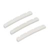 3Pcs Curved Bottom Bass Nut 4 String Slotted Bone Bass Nut Replacement for Fender