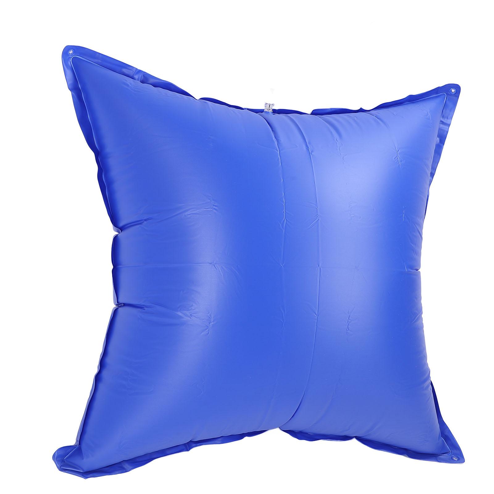 

Надувная подушка для бассейна Утолщенная защитная подушка из ПВХ для наземных уличных бассейнов 120 см Темно-синяя Квадратная