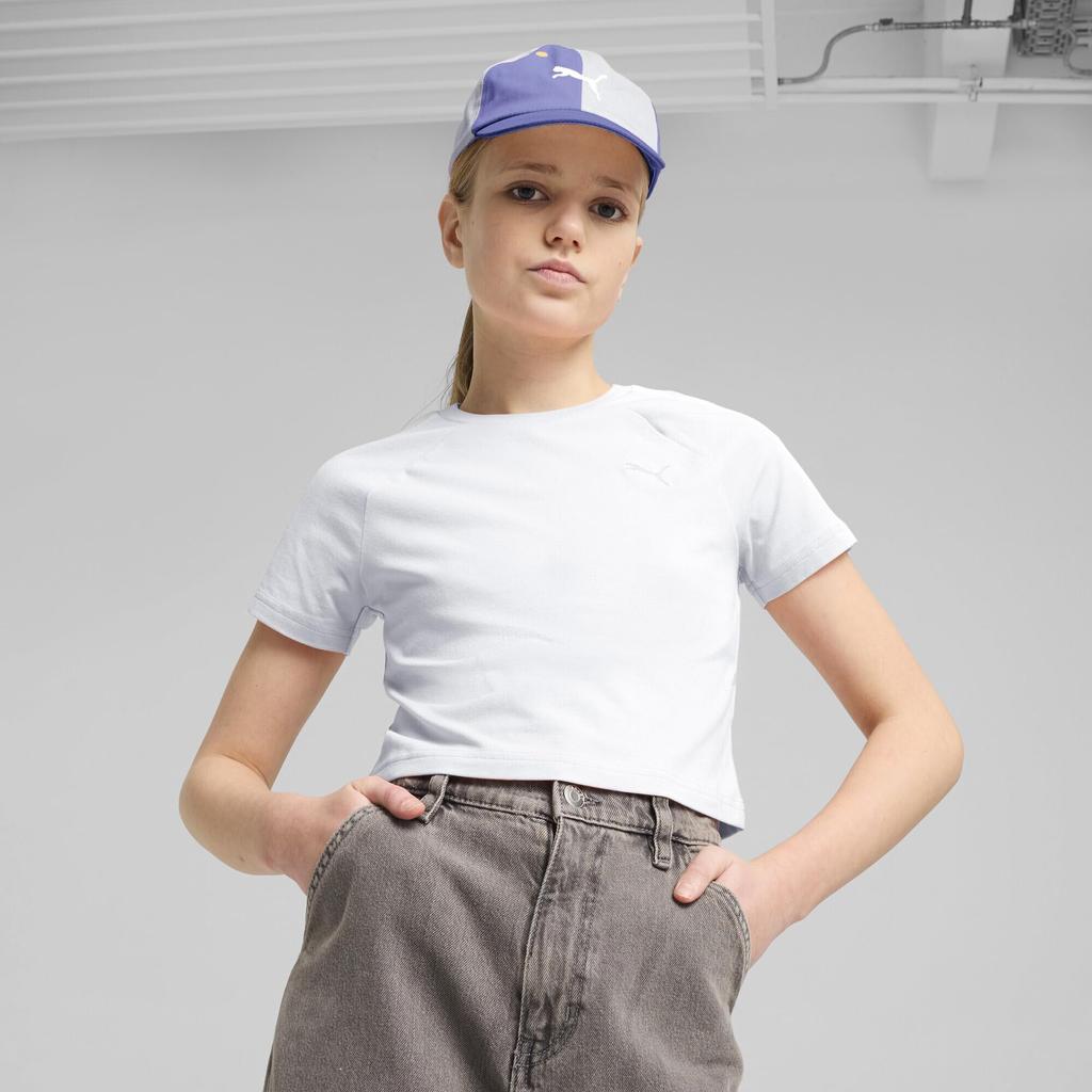 Kids Hat ESSENTIALS DAD Cap JR 026124 25 Color Blue Weather [PUMA] Spring/Summer Crystal/Cool (01)