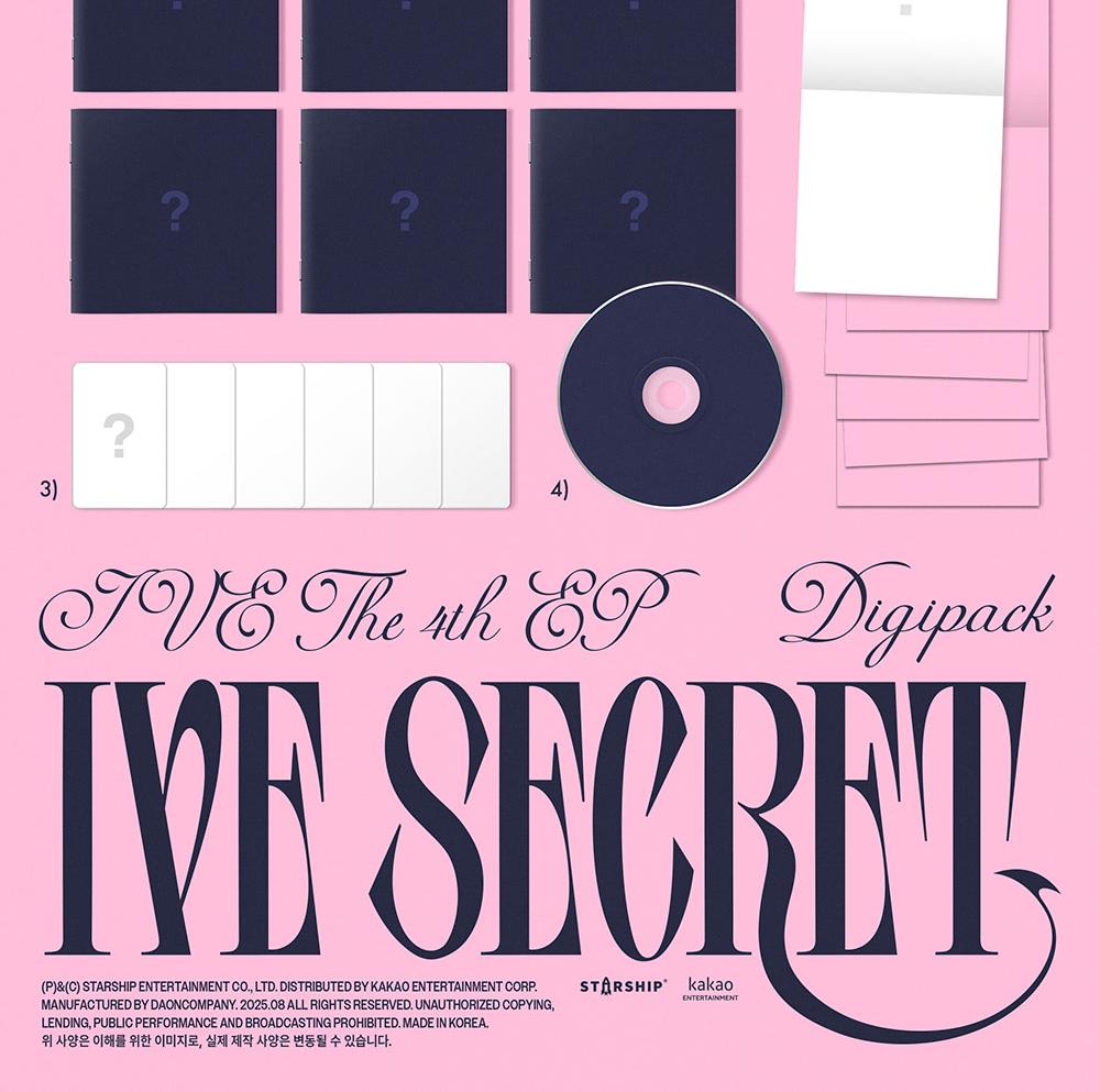 (Digipack Ver.) IVE [IVE SECRET] 4th EP ALBUM