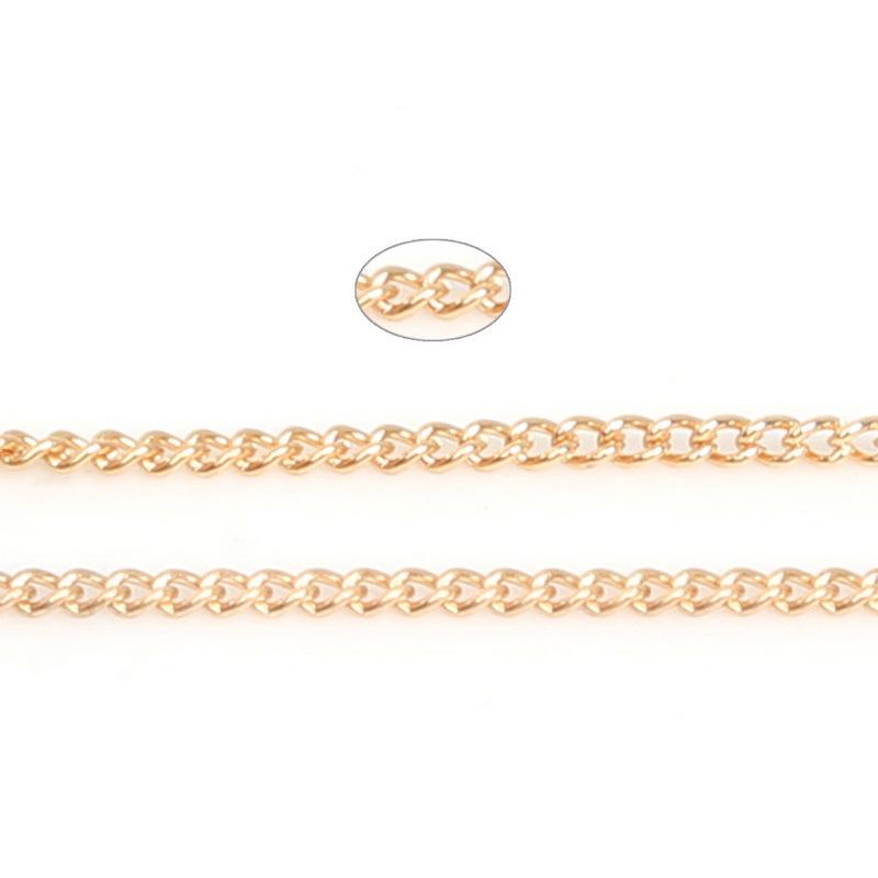 5m DIY Metal Chain for Jewelry Making: Handmade Earrings, Bracelets & Necklaces