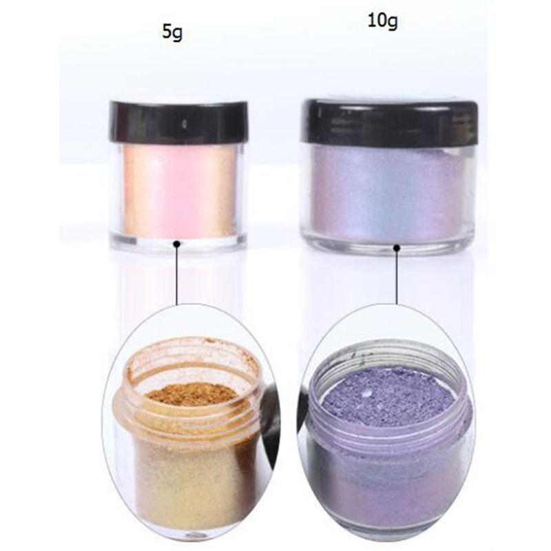 Chameleon-Powder Color Shift Slídový prášek pro epoxidovou pryskyřici Perleťový pigmentový prášek pro malování Výroba mýdla Sliz 12 barev