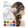 JZOON 20-Piece Hair Accessory Set, 10 Colors, for Coming-of-Age Ceremony, Hair Ornaments, Flowers, Dried Flowers, Shichi-Go-San, Yukata, Hakama,