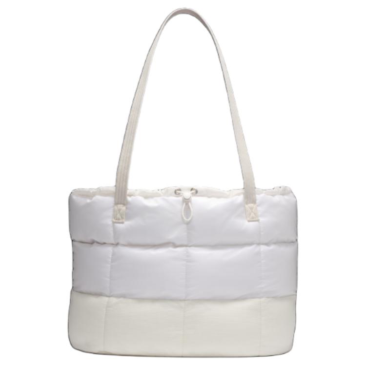 New Nike Sportswear Puffle Tote 24L Bag Light Orewood Brown/Phantom/Mink Brown FZ1316-104