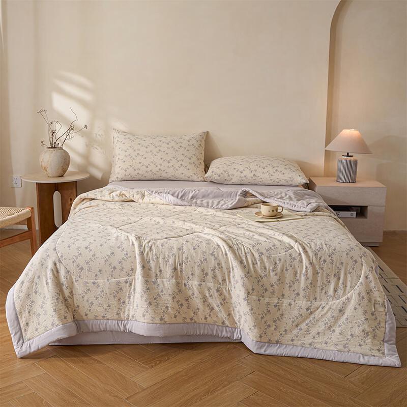 

Yaloo Linen Print Cotton Summer Quilt 150cm x 200cm