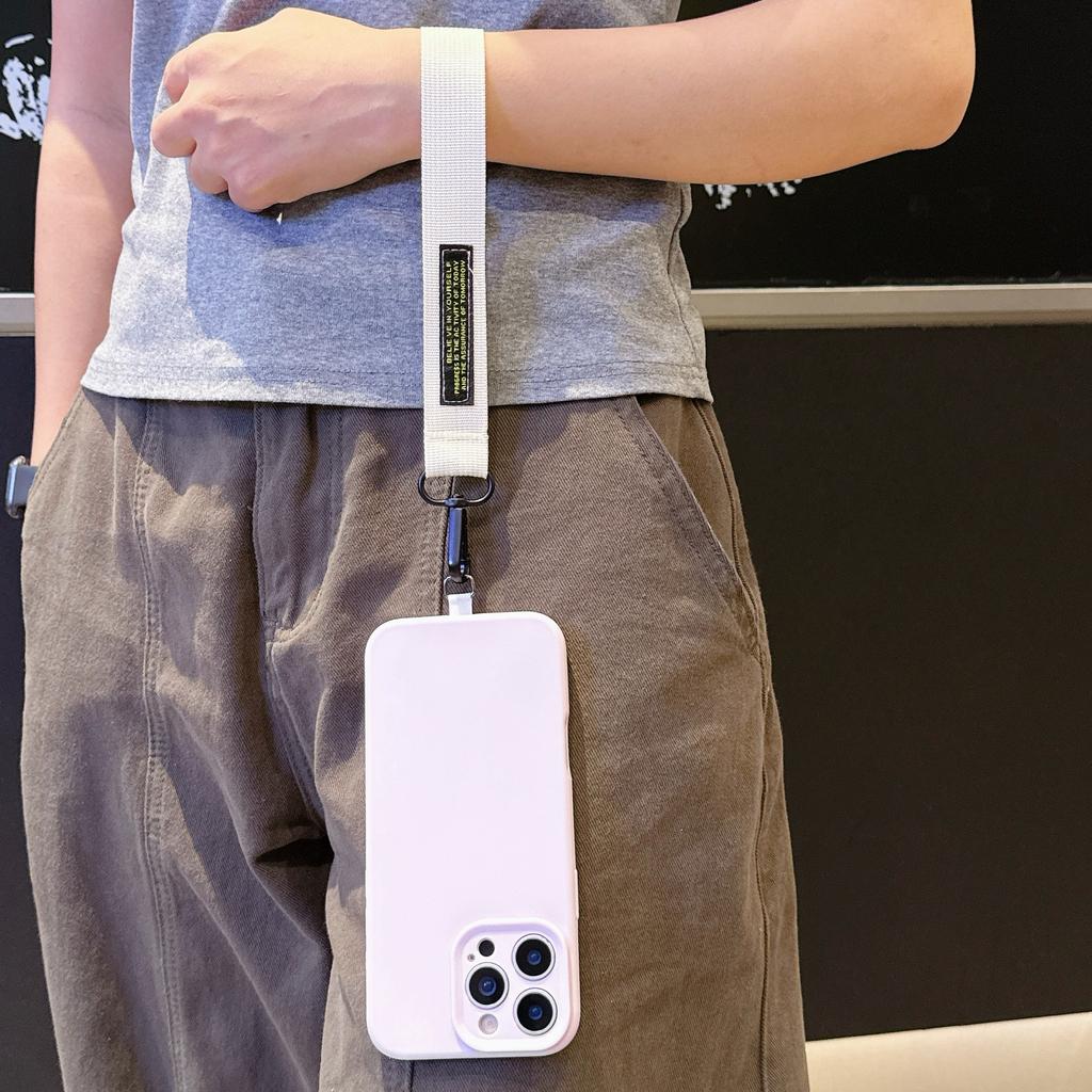 Simple And Fashionable Mobile Phone Lanyard, Short Wrist Strap, Enlarged Anti-Loss Pendant, Universal Bracelet For keys And Bags
