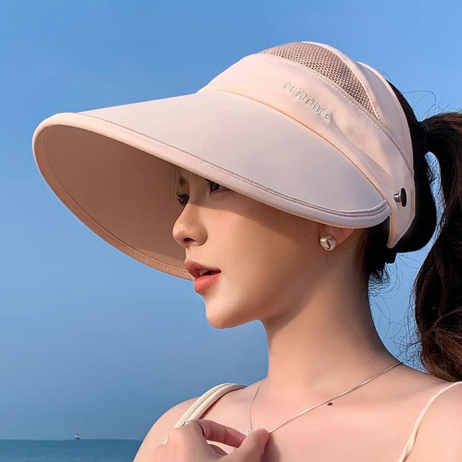 Outdoor Sun Protection Hat For Women With Wide Brim And Breathable Polyester Fabric Summer Sun Hat