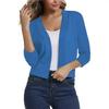 Versatile Women's Knit Cardigan Sweater - Simple, Short Jacket for Spring and Autumn
