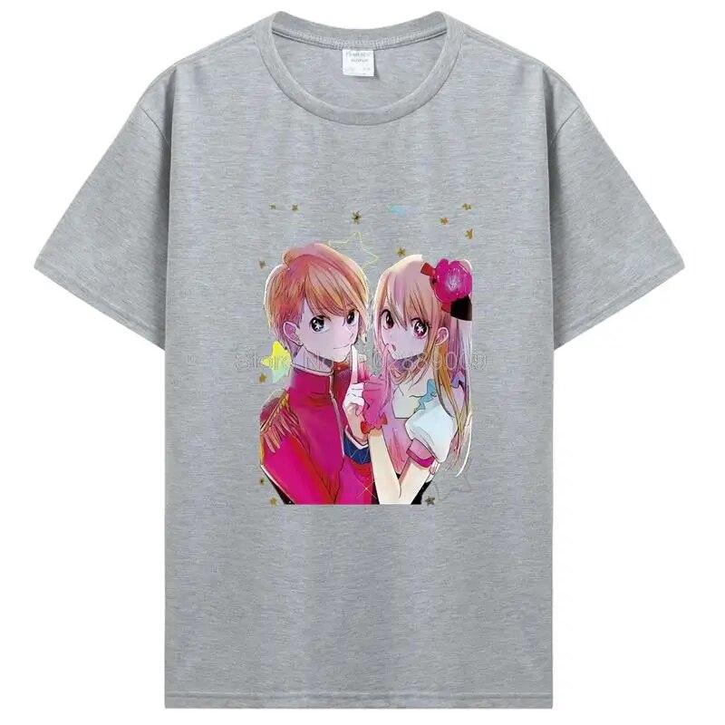Oshi No Ko Japan Anime Cute Ai Ruby And Aqua футболка женские футболки унисекс Kawaii — фото 18