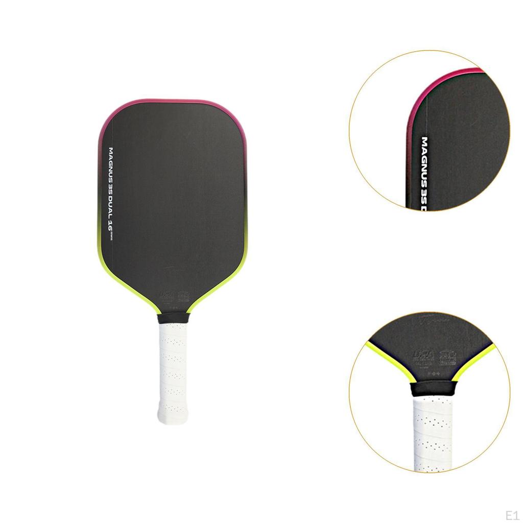 Pickleball Paddle Consistency Nonslip Racquet for Outdoor Practice Men Women Red Yellow