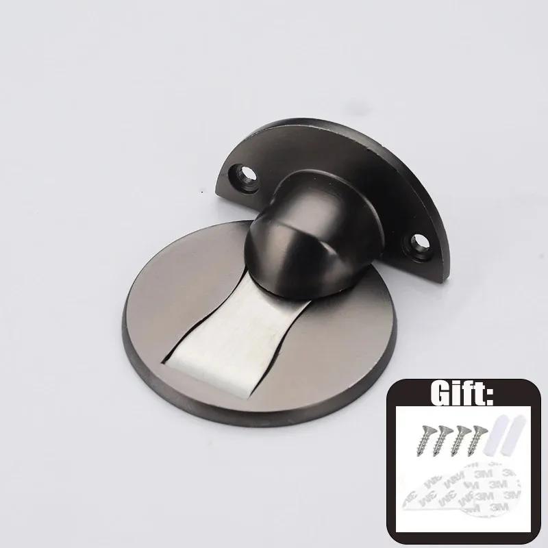 Invisible Floor Suction No Need To Punch Holes and Glue, Zinc Alloy Magnetic Buckle, Anti-door Stop Strong Magnetic Door Suction