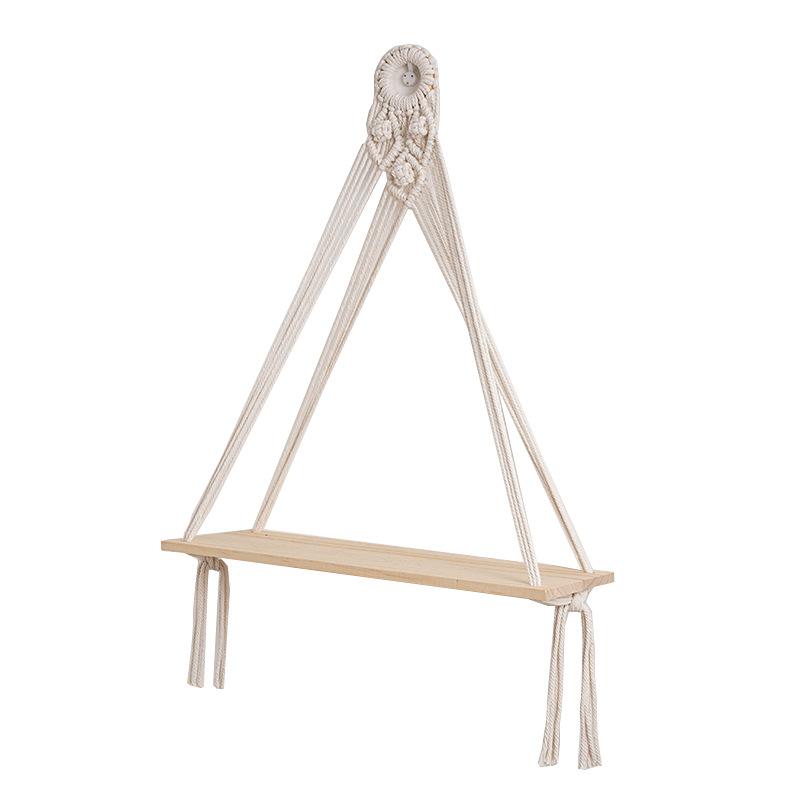 

Casual style diy bohemia cotton rope woven tapestry storage rack european style home living room bb pendant decoration