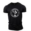 Muscle Unisexs Gym Outwork Tshirts Short Sleeve Printed Unisex Sporty Exercise Casual Tops 5xl Plus Size Fitness Tees Clothing