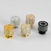 2PCS Single-hole Cabinet Door Handles Crystal Rhinestone Wardrobe Door Handle Simplicity Multiple Color Furniture Handles