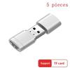 1/5Pcs Portable Memory Card Reader Adapter Usb2.0 Mini Tf Card High Speed Memory Card Reader With Tf Card Slot Maxcompatible 2Tb