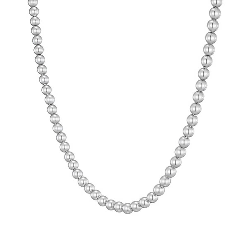 Basic Perlina Gray Pearl Bead Necklace 4mm (Jjp1Ni4Bf220Sw420)