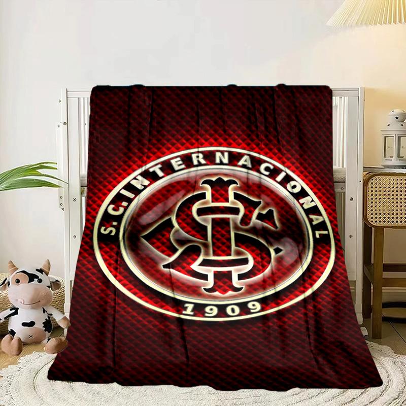 Intercontinental Football Crest Portable Blanket/Soft Blanket Bedding Blanket Suitable for Travel Camping Living Rooms Offices Sofas Fan Gifts