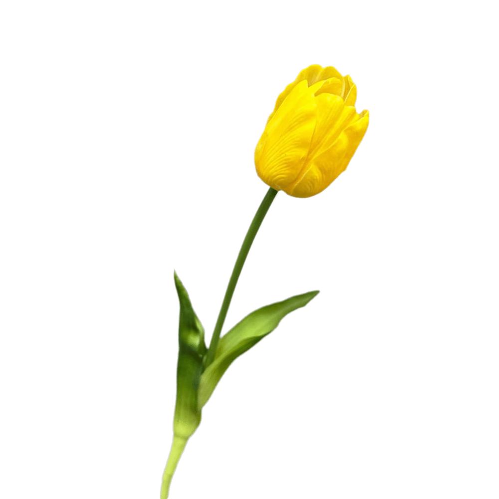 High-End Realistic Tulip Simulation Flower Hand-Held Design Flower Arrangement Faux Tulip Flower Parrot Tulip Lifelike Tulip