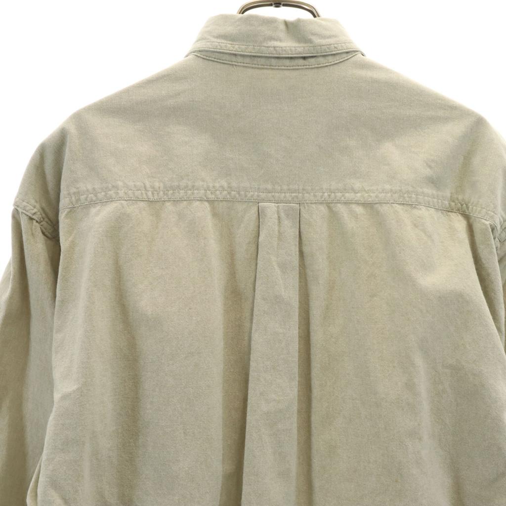 L.L.Bean 80s 90s Old Long sleeve Button down shirt M Gurege Outdoors Men's Used