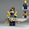 19e Seizoen Draken Schouderpantser Ninja Bouwstenen Minifiguur, Drakenkop Kleine Deeltjes Educatief Montagespeelgoed voor Jongens