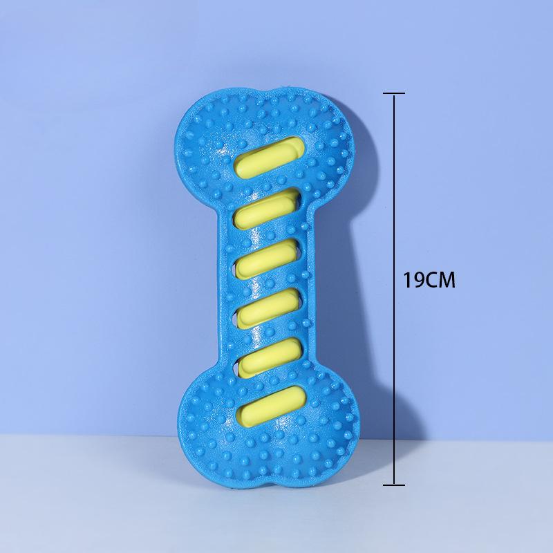 Pet Voice Teething Bone Toy Durable Teething Material Dog Interactive Toy Pet Teeth Cleaning Toy