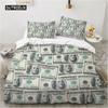 Dollar Money Duvet Cover Microfiber Dollar Bills Of United States Federal Reserve With The Portrait Of Ben Franklin Room Decor