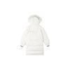 Converse Down Jackets Women's White Hooded Moderate Quilted Down Jacket 10020023-A01