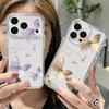 Colorful Bowknots Butterfly Phone Case For iPhone 17 Pro Max Coque iPhone 16 15 14 13 12 Pro Max 11 Clear Silicone Soft Cover