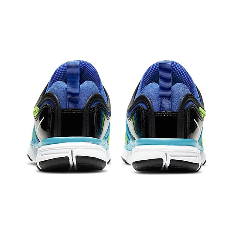 New Nike Dynamo Free Low Top Sports Casual Shoes Blue Black Children Aged 3 7 Years Old 343738-434