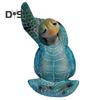 Yoga Meditation Sitting Turtle Figurine Resin Sea Turtle Statue Model Animal Sculpture Ornament Indoor Outdoor Garden Home Office Decoration Birthday
