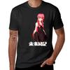 Mirai Nikki Tshirt Korean Fashion Aesthetic Clothes Animal Prinfor Boys Blacks Slim Fit T Shirts for Men