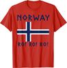 Norway Flag Ro Ro Ro Nordic Soccer Fan Supporter Gift Unisex T-Shirt