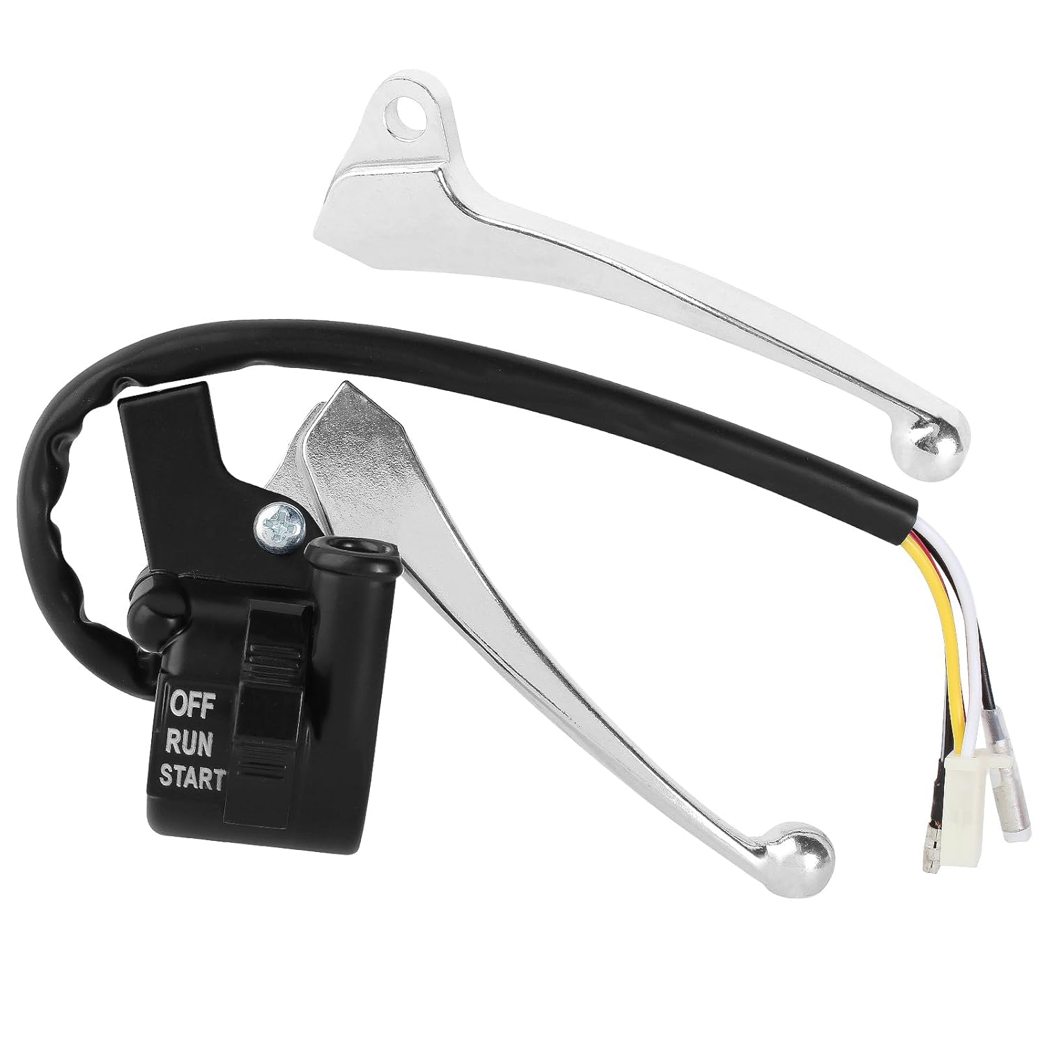 

PW50 Throttle Housing Start Kill Switch Control Left Right Brake Lever Compatible with Yamaha PW50 PY50 Peewee Y-Zinger Pit Dirt Bike