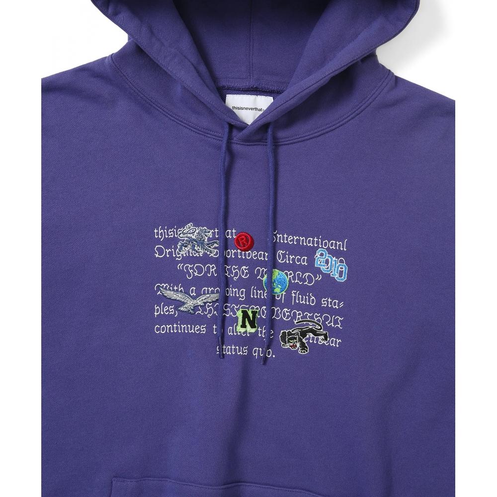 Thisisneverthat Sticker Hoodie Purple